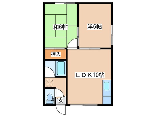 二見マンション北郷の物件間取画像